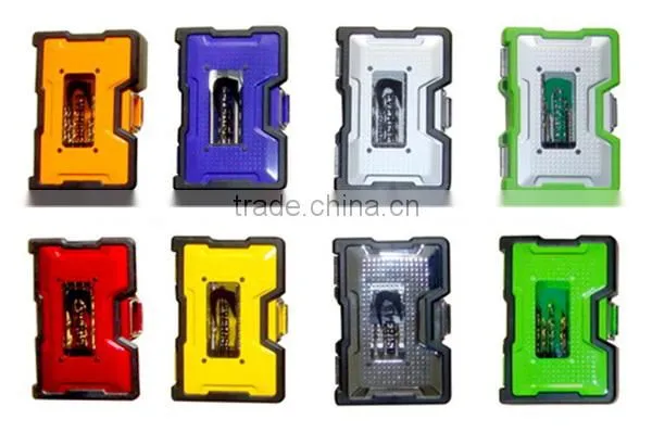 32pcs metal drill bit set in metal case