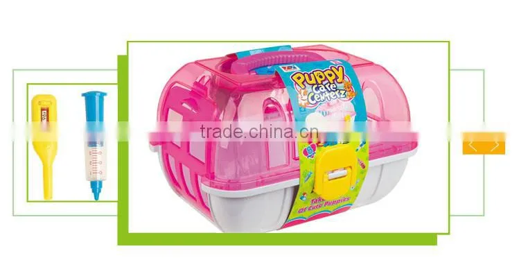 play set pet dog house plush toy made in china