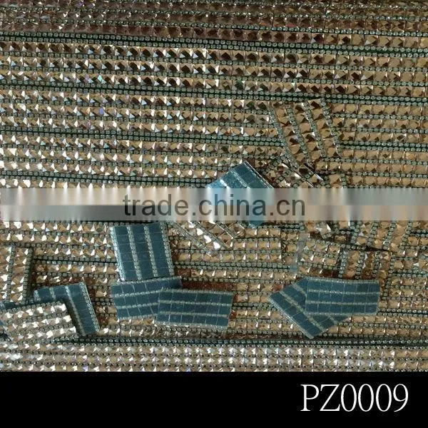 PZ0002 New popular more colors crystal rhinestone stickers sheets for shoe decoration