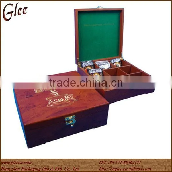 Small High Quality Coffee Tea packing Wooden Boxes