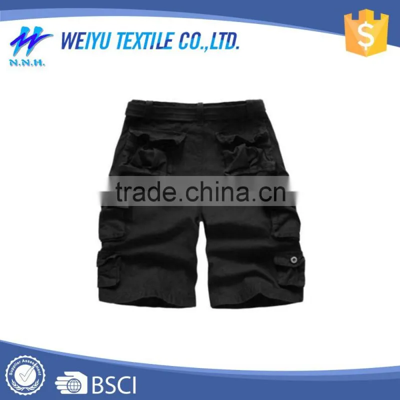 Latest design Elastic waist mens Half cargo pants in bulk