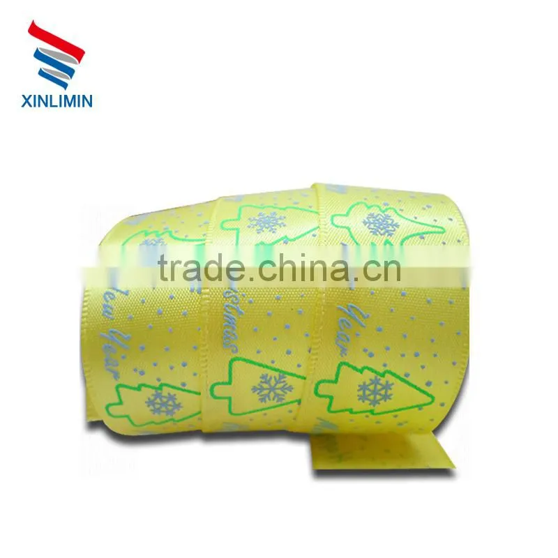 Wholesale Custom Logo Printed Satin Ribbon With High Quality