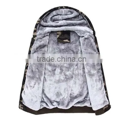 Stock Lots Camo Frozen Fur Inside Hoodies