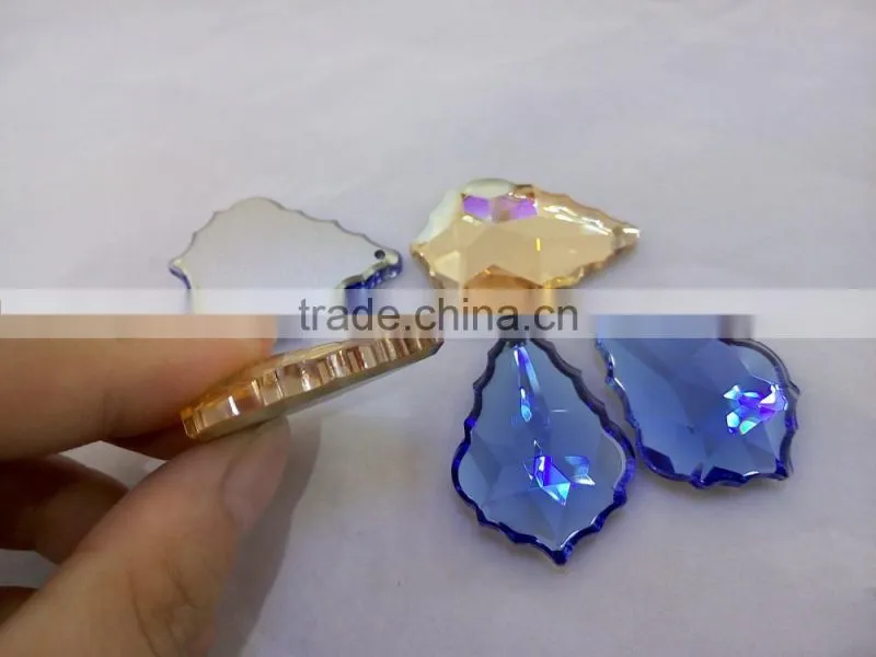transparent color crystal chandelier parts for home decoration