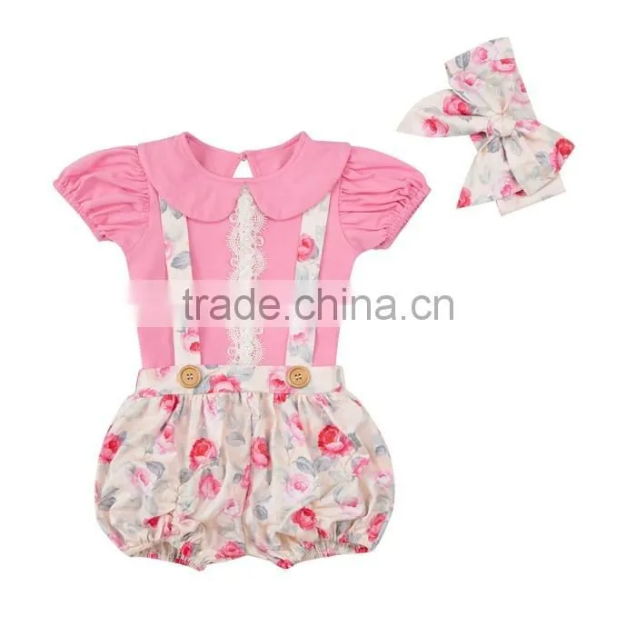 2017 New design,top quality boutique baby clothing,baby suspendex