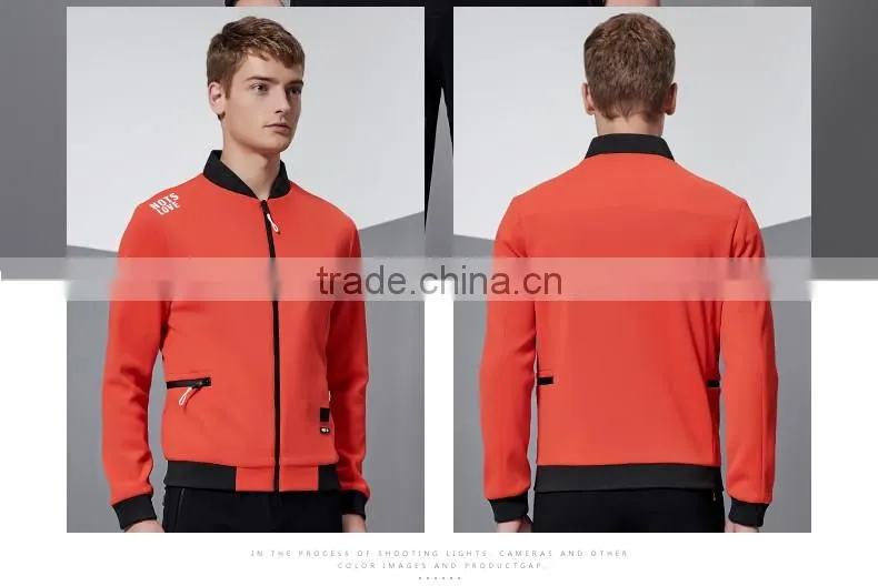 New Design Hot Selling Popular High Quality Men Sport Jacket Super Cool Coat Custom Logo Outdoor Zipper Outerwear