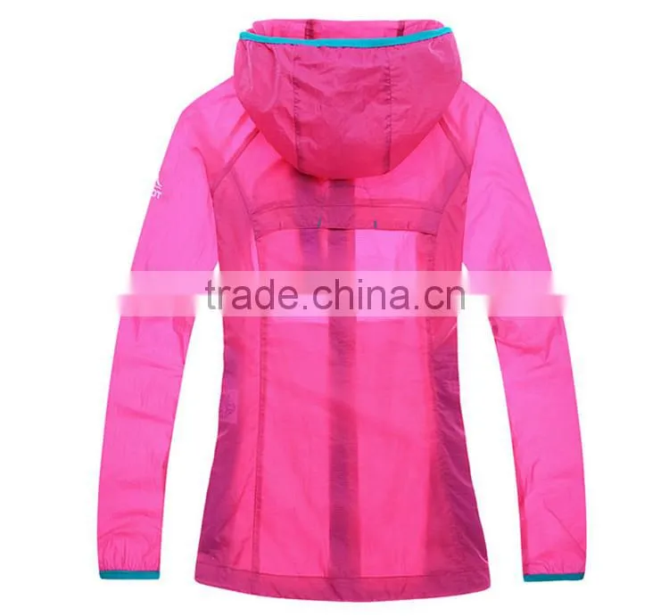 100% Nylon High quality waterproof summer jacket