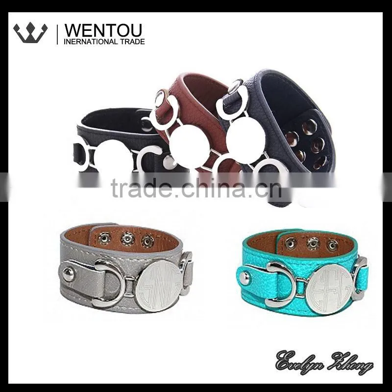 New Arrival Monogrammed Cuff Bracelet