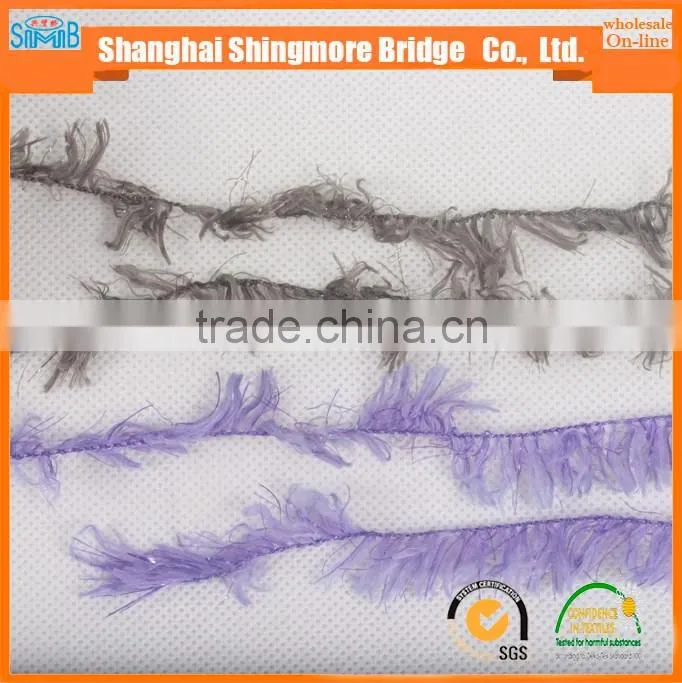Shopping knitting yarns china supplier cheapest price wholesale 100% nylon feather yarn eyelash yarn for hand knitting scarf