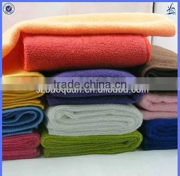 Hot sale square cheap 100% polyester microfiber towel wholesale