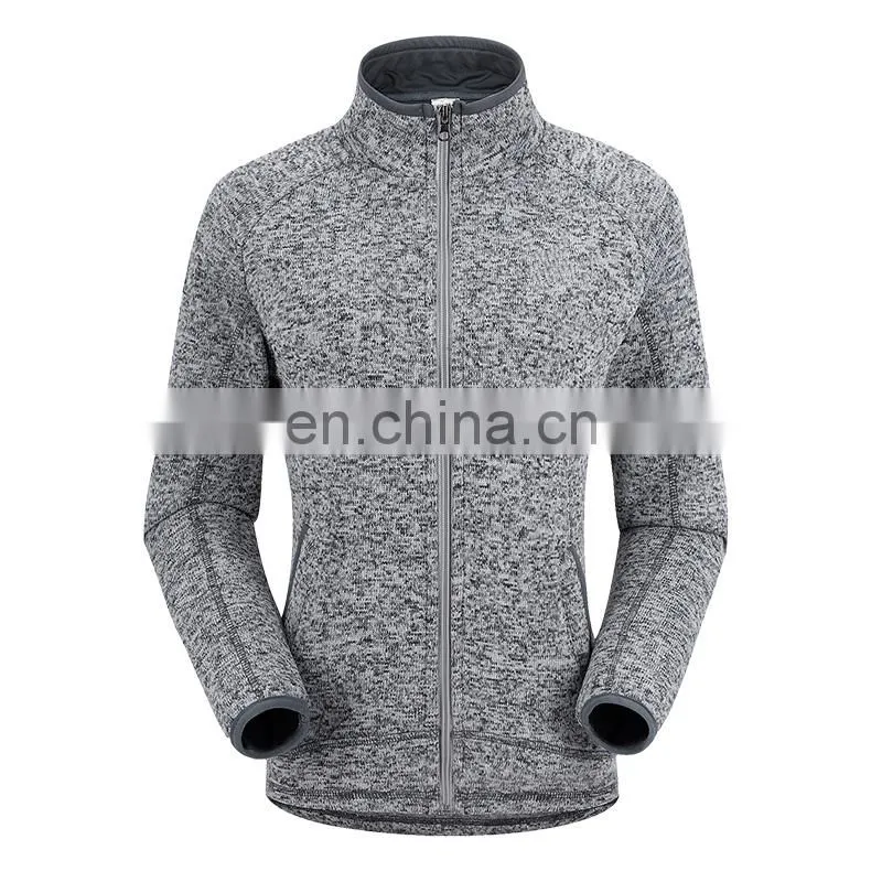 Hot Sale Running Sports Hacci Fabric Jacket For Unisex