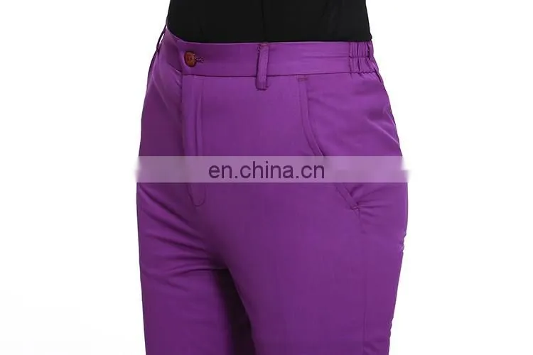 Kangyi Lapel Collar Purple Pant Suit Workwear Long Sleeve Business Office Lady Coat Pant Suit