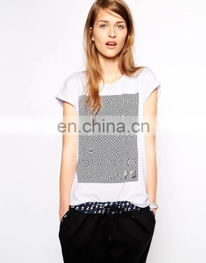 Magic Eye Tee/designe blouse 2014/womens top plus sizes/clothing desgin for women wholesale model-sc320