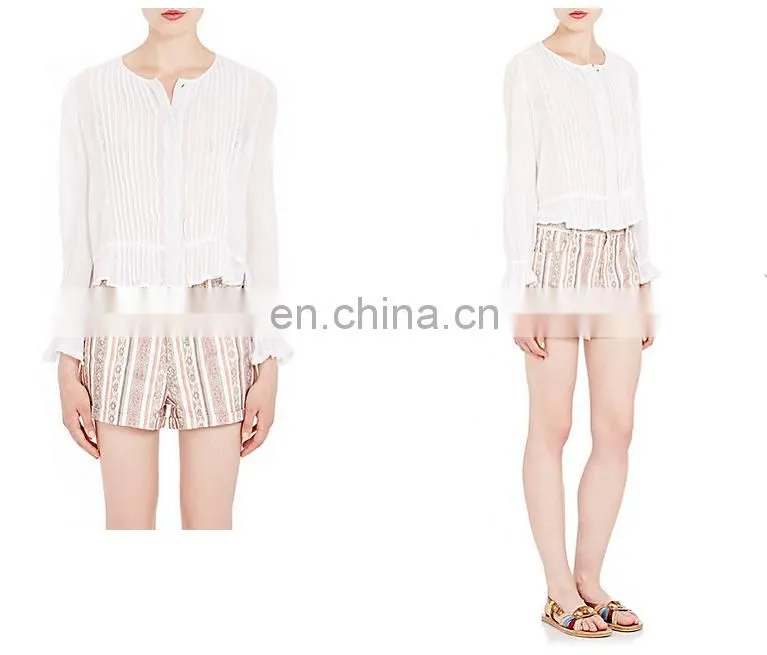 New fashion lady softtextile pant formal shirt style