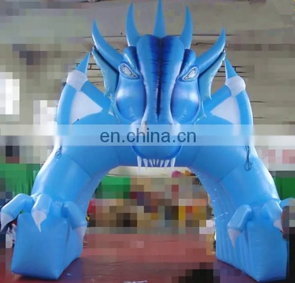 inflatable dragon tunnel inflatable football mascot for sports event