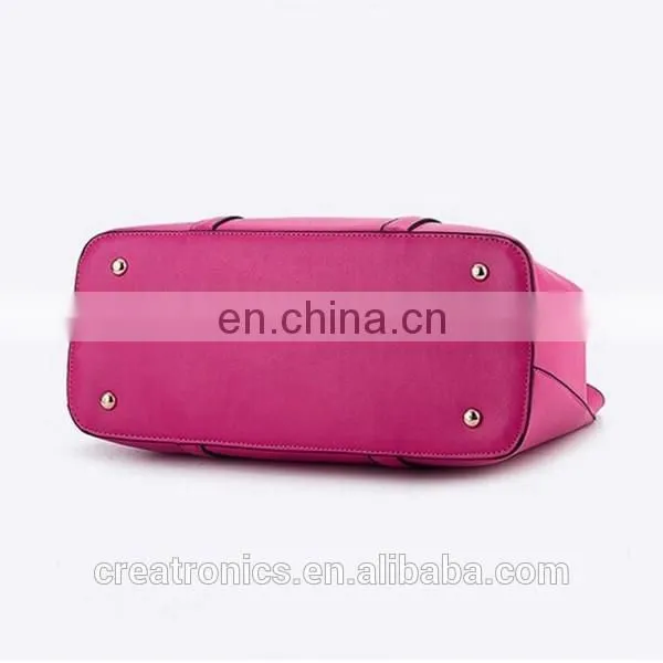 CR USA market expert recommend large-capacity portable long handle zipper purple colors new fashion bags ladies handbags