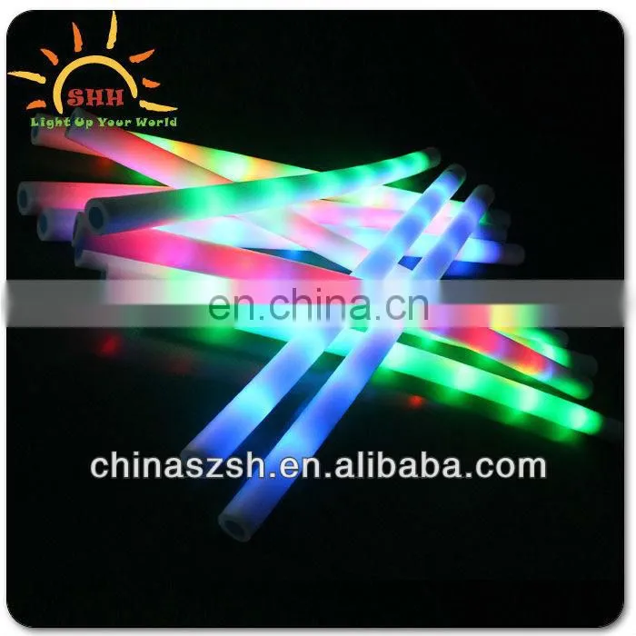 LED Long Flashing Kids Swimming Pool Foam Noodle Sticks Shenzhen