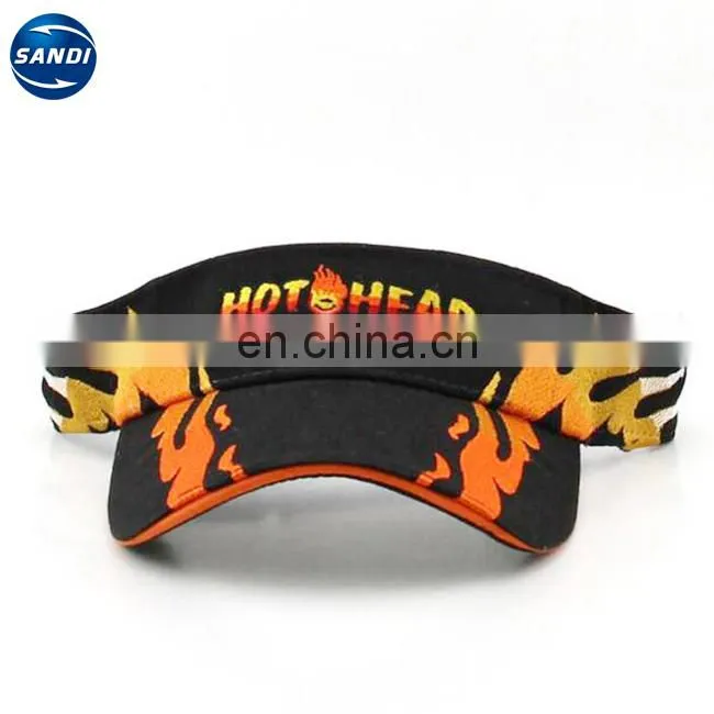 Promotional custom printed cotton truck sun visor