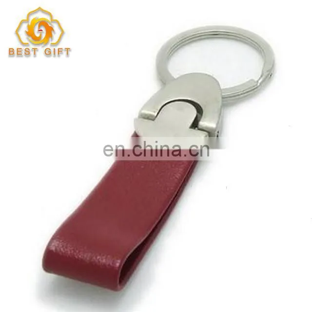 Hot Fashion PU Leather Metal Keychain
