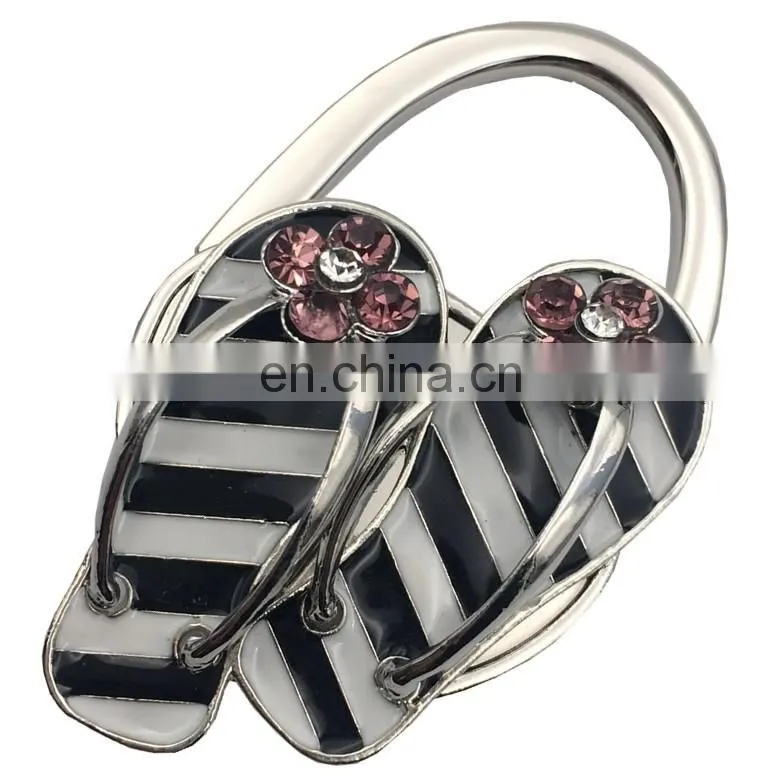 Wholesale flip flop foldable bag purse hanger