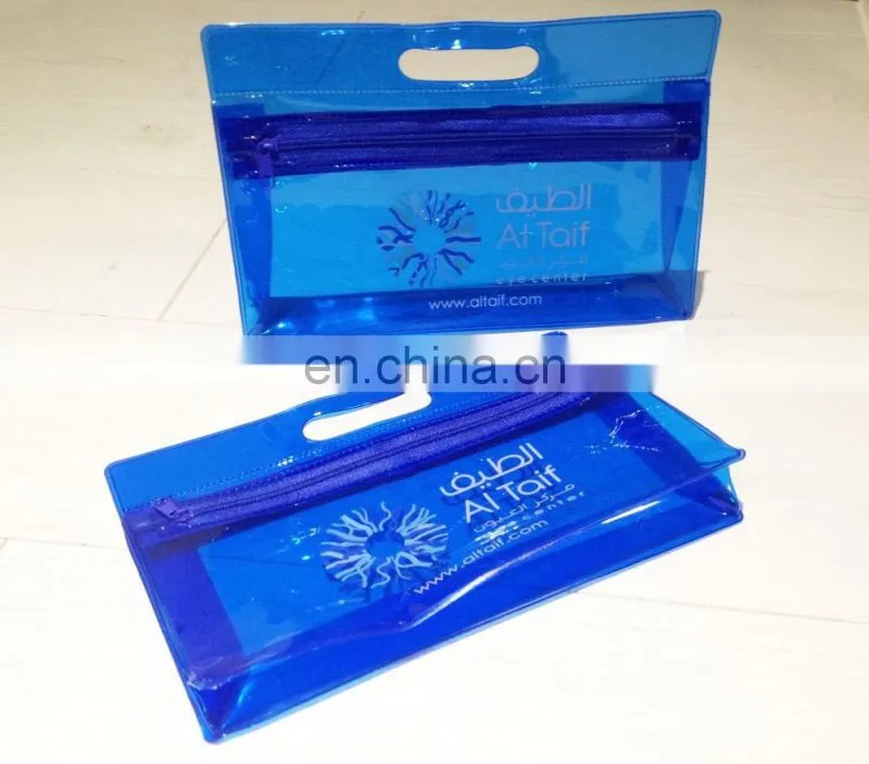 Clear PVC Makeup Bag / Zipper Front