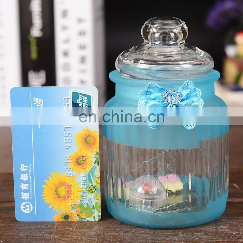 led light glass bottle with secret paper note bow knot colored wishing bottle with charms lucky glass bottle cork
