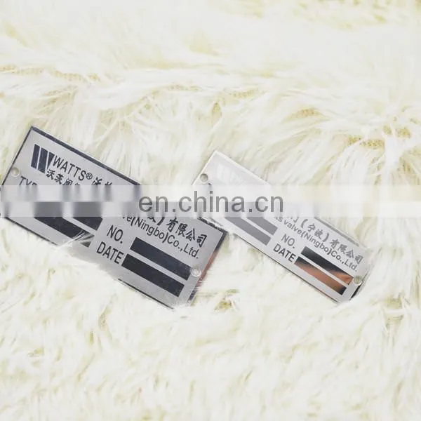 Colorful custom metal jewelry tags wholesale