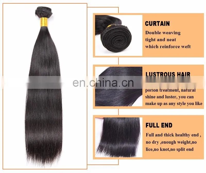 Xuchang Fuxin Hair Factory Price 7A Remy Cheap Peruvian Straight Human Hair Weft
