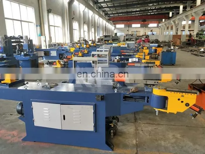 DW50NC Manual feeding hydraulic stainless steel pipe tube bending machine with mandrel ball