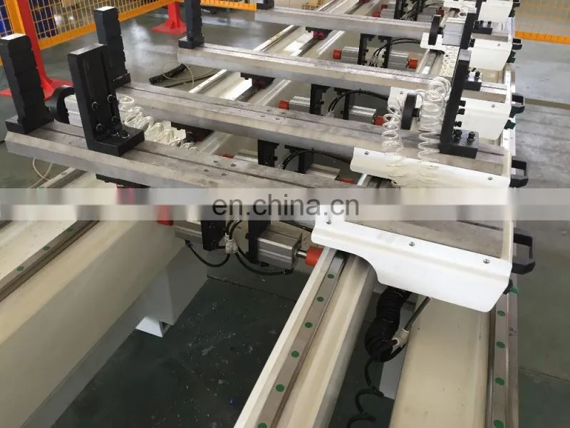 iron window grill design/cnc router 4 axis/2016 latest Aluminum profile making machine