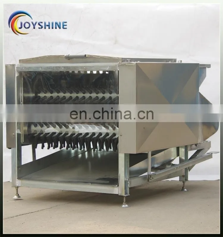 chicken scalding plucking machine/horizontal chicken deather plucker/industrial chicken plucker