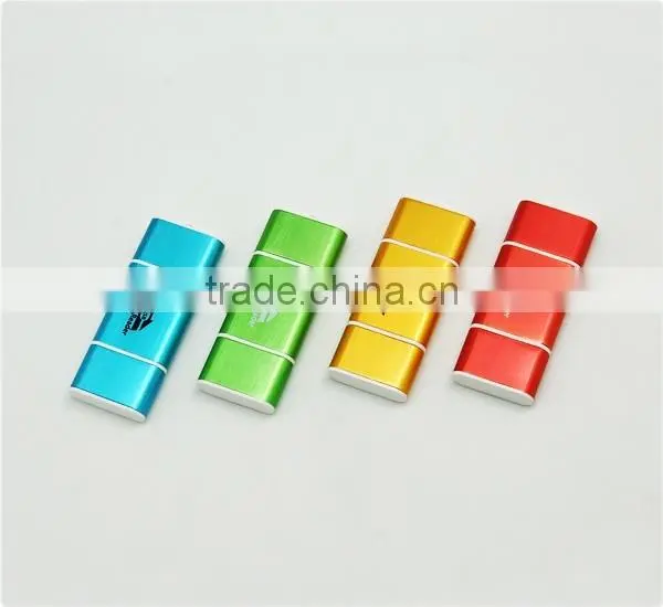 Aluminium Alloy TF card Micro USB OTG Smart Card Reader