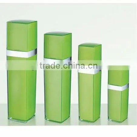 Square shape Acrylic Lotion Pump Bottle