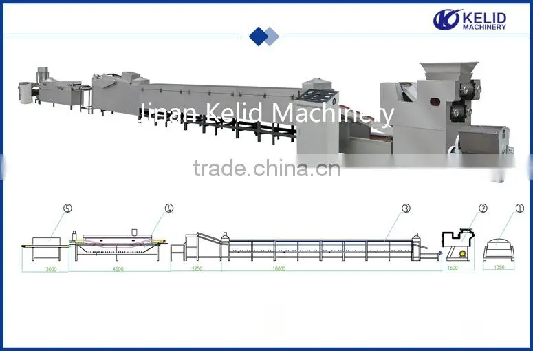 automatic hot selling chinese instant noodles machine