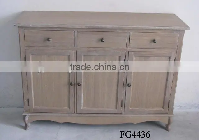 WOODEN FURNTURE_STORAGE CHEST OF 3-DOOR & 3-DRAWER
