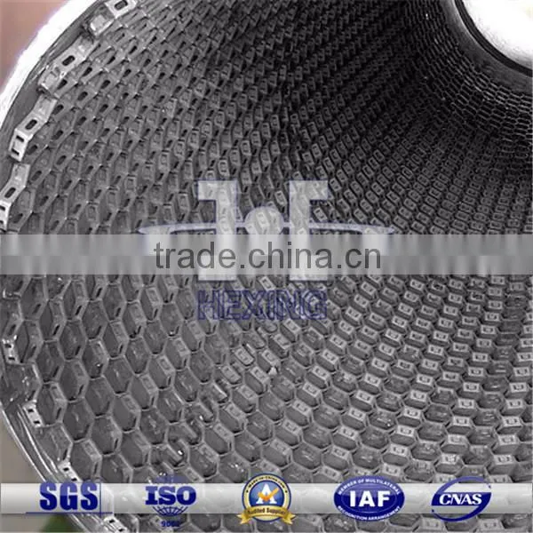 ss304 hexsteel mesh flex metal refractory lining