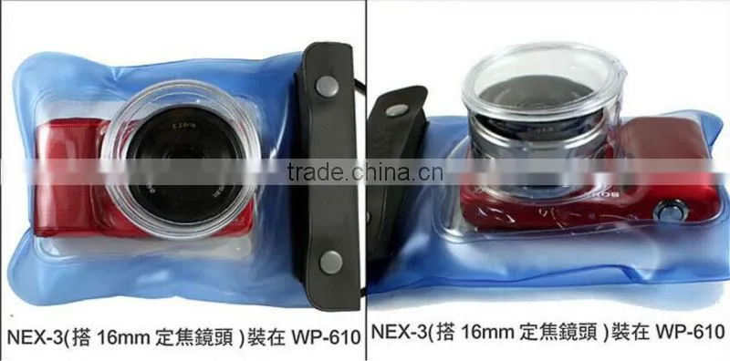 waterproof camera bag blue