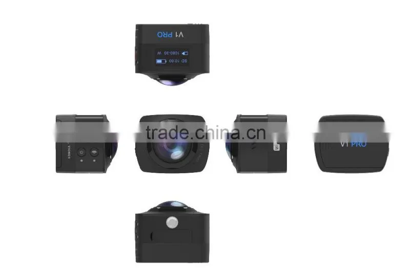 1920x1440P & 1080P FULL HD 220 Degree Fisheye Panorama Waterproof Action Camera with WIFI - V1 Pro