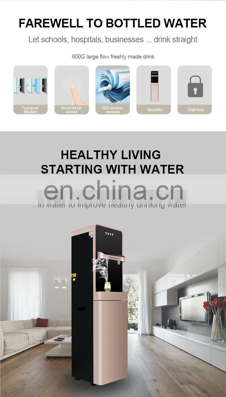Big Flow Gallon Compact RO Reverse Osmosis Water Filter System water alkaline purifier