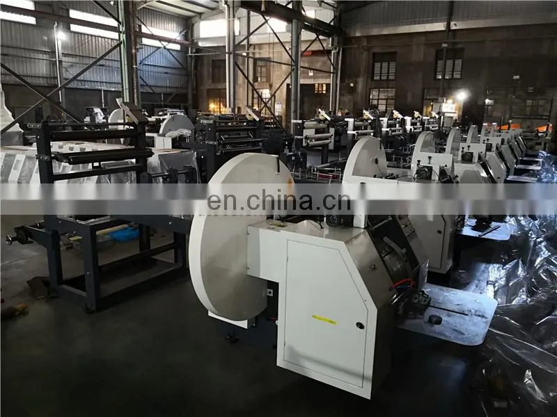 HD400E Automatic degradable v-shaped sharp flat bottom paper bag making machine