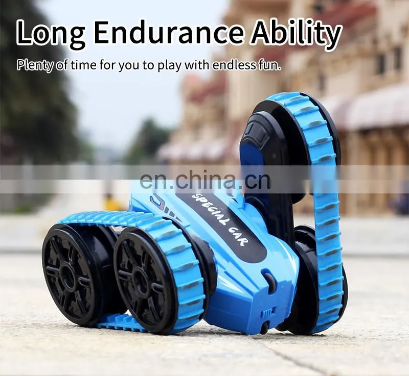 Great Christmas Gift JJRC Q95 2 Play Modes Double-sided Running 360 Rotating Remote Control Stunt Car for Kids