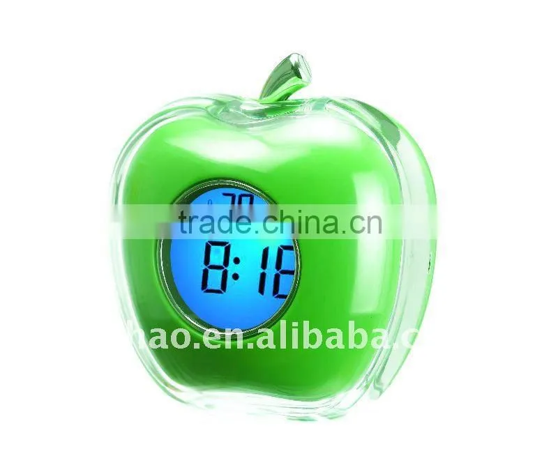 YGH335 LED wake up light clock,talking clock(time /temperature display,LED light,talking time of integer hour)