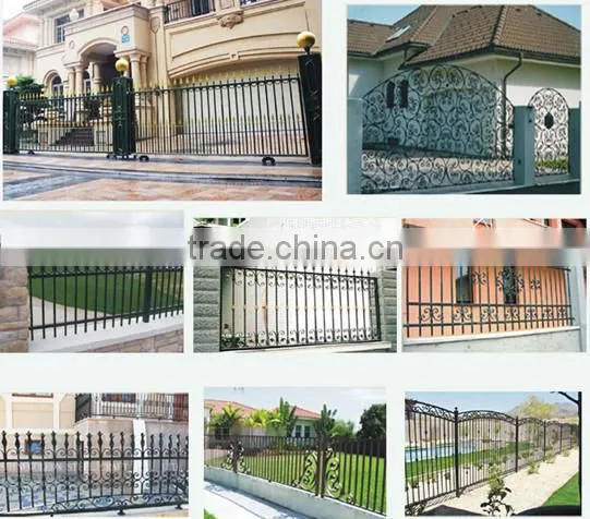 wrought iron artistic fence for sales