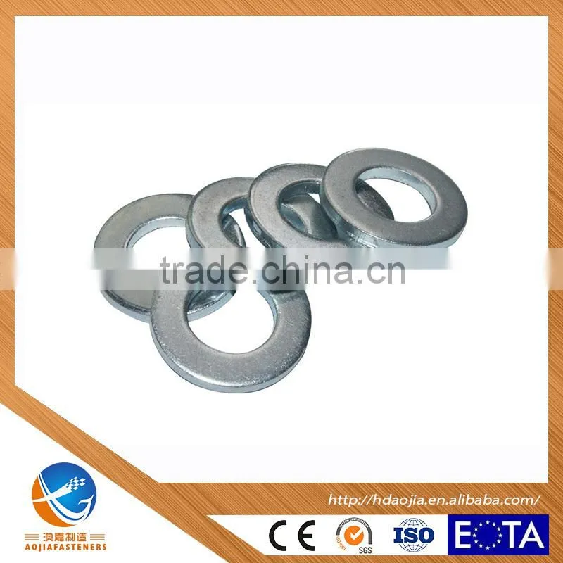 FLAT WASHER WHITE ZINC,