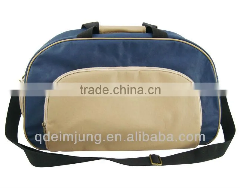promotional durable pu travel bags men trolley bag