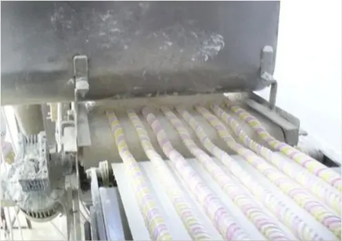 Industrial Automatic Four Twist Shape Cotton Candy Production Line