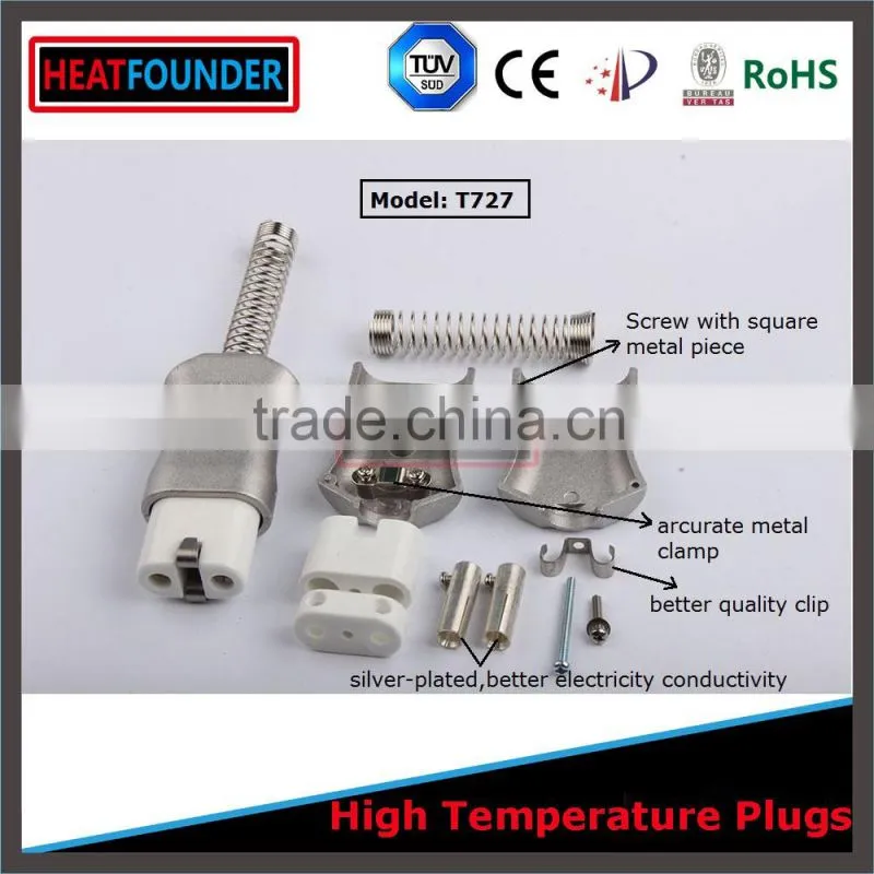 6mm silver plated plug core electric male/female cable plug