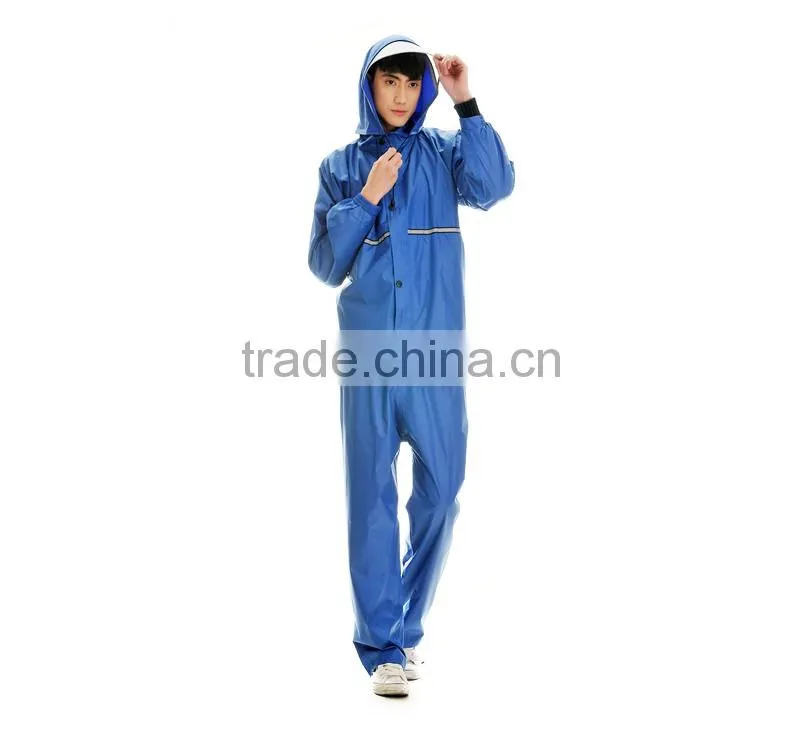 YANLI 100% waterproof,wholesale korea adult outdoor pvc raincoats