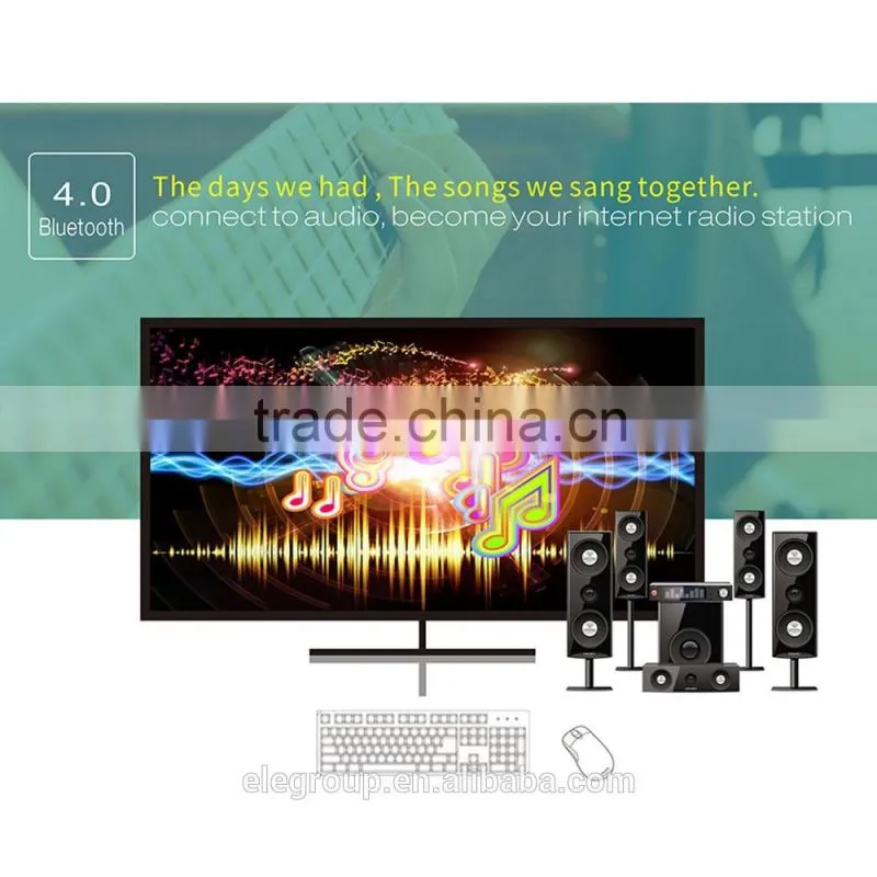 F7 Android TV Box Rockchip Quad Core CPU Bluetooth 4.0 Wi-Fi Miracast Airplay