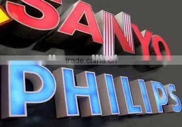 Acrylic advertising alphabet letter with LED light